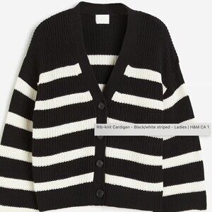 H & M ribbed cardigan